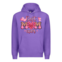 Purple best mom ever mother's day Premium Hoodie - JahusDesignShop