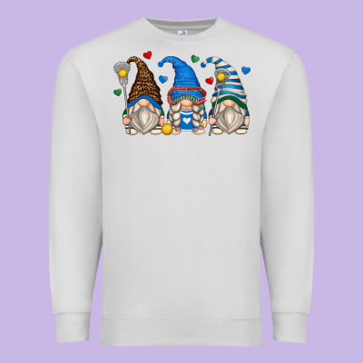 Lacrosse Gnomes Premium Sweatshirt Designed By Zillion Design Studio