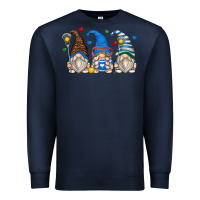 Navy lacrosse gnomes Premium Sweatshirt - Zillion Design Studio