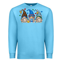 Ocean Blue lacrosse gnomes Premium Sweatshirt - Zillion Design Studio