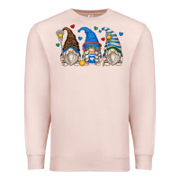 Pale Pink lacrosse gnomes Premium Sweatshirt - Zillion Design Studio