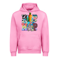 Fuchsia Pink hip hop easter rabbit Urban Hoodie - AdoDesignShop