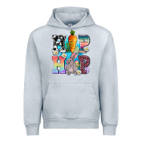 Heather Grey hip hop easter rabbit Urban Hoodie - AdoDesignShop