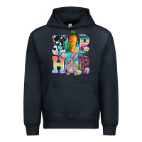 Navy hip hop easter rabbit Urban Hoodie - AdoDesignShop