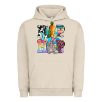 Pigment French Oak hip hop easter rabbit Urban Hoodie - AdoDesignShop