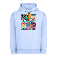 Pigment Grape Ice hip hop easter rabbit Urban Hoodie - AdoDesignShop