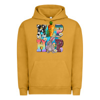 Pigment Peanut Butter hip hop easter rabbit Urban Hoodie - AdoDesignShop