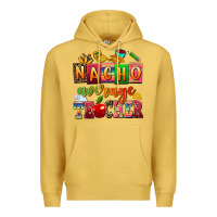 Antique Gold nacho average teacher Premium Hoodie - AdoDesignShop
