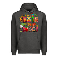 Charcoal Heather nacho average teacher Premium Hoodie - AdoDesignShop