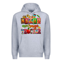 Heather Grey nacho average teacher Premium Hoodie - AdoDesignShop