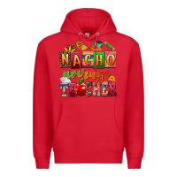 Red nacho average teacher Premium Hoodie - AdoDesignShop