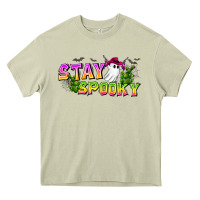 Mossy Stay Spooky Heavy Core Tee - CowhideDigitalArt