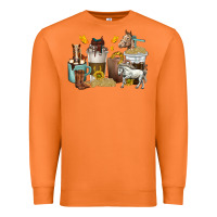 Carrot coffee cups horses Premium Sweatshirt - texasbilliewilder