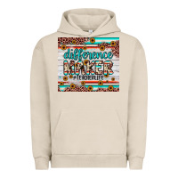 Pigment French Oak difference maker Urban Hoodie - JahusDesignShop