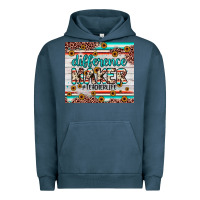 Pigment Midnight Navy difference maker Urban Hoodie - JahusDesignShop
