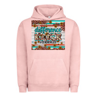 Pigment Salmon difference maker Urban Hoodie - JahusDesignShop