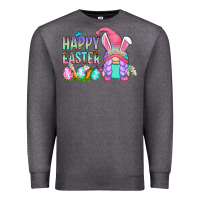 Charcoal Heather happy easter gnomes Premium Sweatshirt - Zillion Design Studio