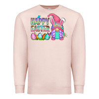Pale Pink happy easter gnomes Premium Sweatshirt - Zillion Design Studio
