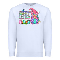 White happy easter gnomes Premium Sweatshirt - Zillion Design Studio