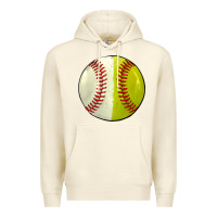 Sandshell half baseball softball Premium Hoodie - JahusDesignShop