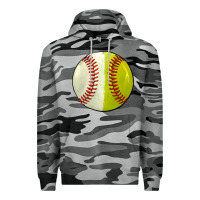 Slate Camo half baseball softball Premium Hoodie - JahusDesignShop