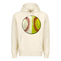 Tofu half baseball softball Premium Hoodie - JahusDesignShop