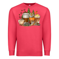 Cardinal coffee cups tiger with coffee beans Premium Sweatshirt - texasbilliewilder