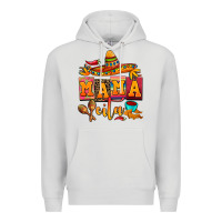 Dove Grey mama cita cinco de mayo Premium Hoodie - AdoDesignShop