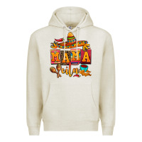 Oatmeal Heather mama cita cinco de mayo Premium Hoodie - AdoDesignShop