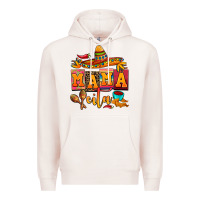 Pale Pink mama cita cinco de mayo Premium Hoodie - AdoDesignShop