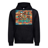 Black coffee teach repeat Urban Hoodie - JahusDesignShop