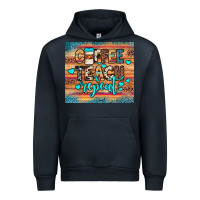 Navy coffee teach repeat Urban Hoodie - JahusDesignShop