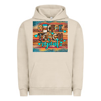 Pigment French Oak coffee teach repeat Urban Hoodie - JahusDesignShop