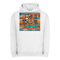 Pigment Lunar Rock coffee teach repeat Urban Hoodie - JahusDesignShop
