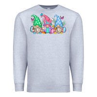 Heather Grey easter gnomes Premium Sweatshirt - Zillion Design Studio