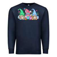 Navy easter gnomes Premium Sweatshirt - Zillion Design Studio
