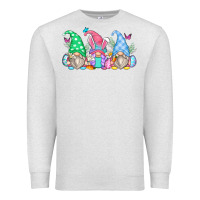 Oatmeal Heather easter gnomes Premium Sweatshirt - Zillion Design Studio