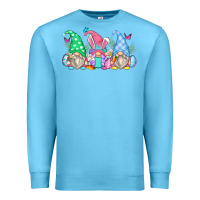Ocean Blue easter gnomes Premium Sweatshirt - Zillion Design Studio