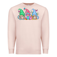Pale Pink easter gnomes Premium Sweatshirt - Zillion Design Studio