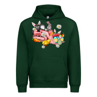 Forest Green easter excavator Urban Hoodie - AdoDesignShop