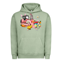Pigment Oil Green easter excavator Urban Hoodie - AdoDesignShop