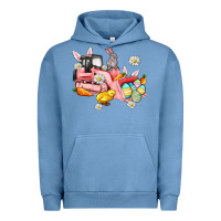 Pigment Pebble Blue easter excavator Urban Hoodie - AdoDesignShop