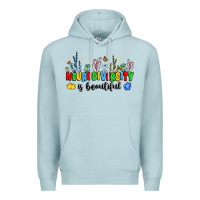Blue Mist neurodiversity is beautiful Premium Hoodie - JahusDesignShop