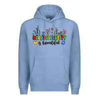Colony Blue neurodiversity is beautiful Premium Hoodie - JahusDesignShop
