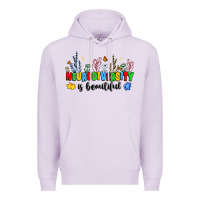 Lilac neurodiversity is beautiful Premium Hoodie - JahusDesignShop