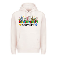 Pale Pink neurodiversity is beautiful Premium Hoodie - JahusDesignShop