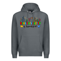 Rock neurodiversity is beautiful Premium Hoodie - JahusDesignShop