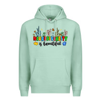 Seafoam neurodiversity is beautiful Premium Hoodie - JahusDesignShop