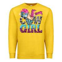 Lemon cow girl Premium Sweatshirt - texasbilliewilder