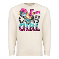 Sandshell cow girl Premium Sweatshirt - texasbilliewilder